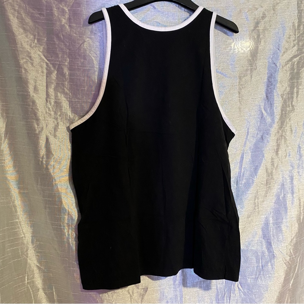 Liquid Blue Tank top, no tags, SZ XL, GUC, glows in the dark! Eat Me, mushroom - Picture 7 of 7